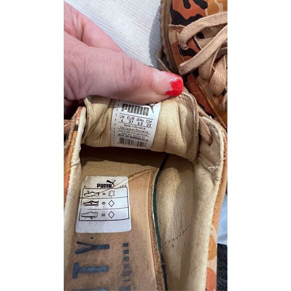 Puma FENTY BY RIHANNA CAMOUFLAGE LEATHER SNEAKERS WOMENS SIZE 6.5 - Picture 14 of 14